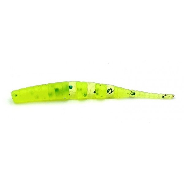 Силіконова приманка на хижу рибу, Taipan Playstick, 2,0 дюйми, 20шт/уп, колір №06 Chartrease